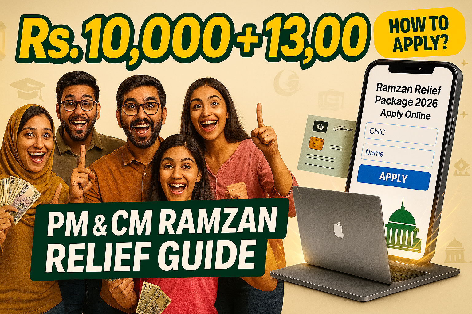 How to Apply for PM & CM Ramzan Relief Package