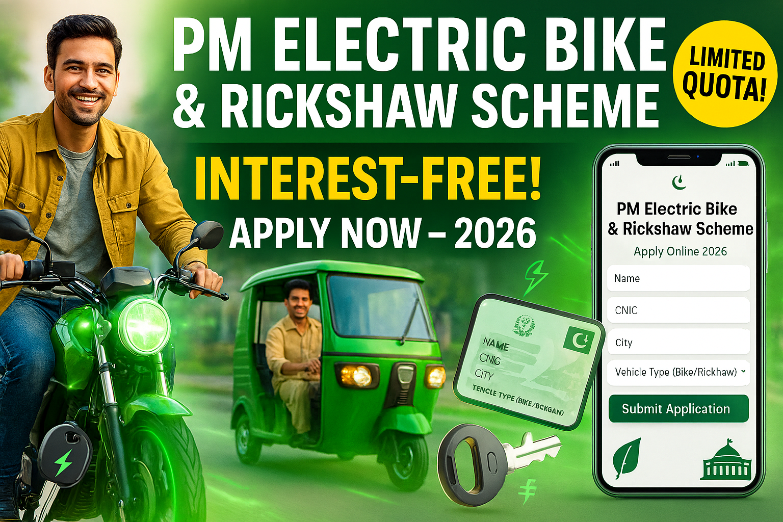 PM Electric Bike & Rickshaw Scheme 2026